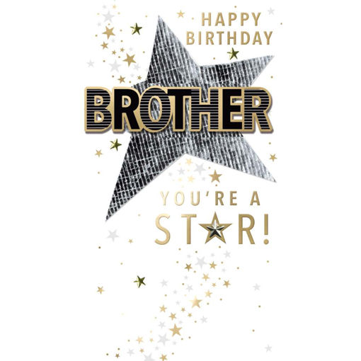 Picture of HAPPY BIRTHDAY BROTHER YOURE A STAR